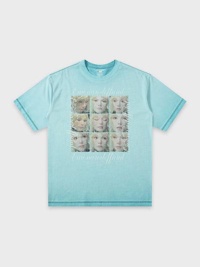 Multi-Face Expression Grid Tee