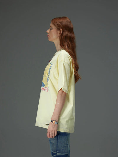 Symmetric Silhouette Graphic Tee