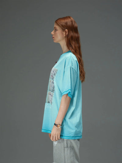 Multi-Face Expression Grid Tee
