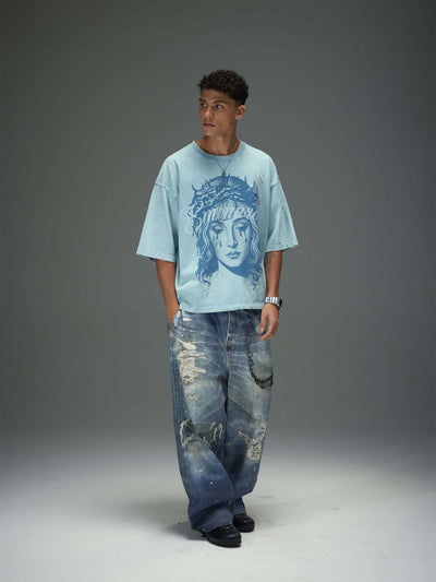 Weeping Graphic Boxy Tee