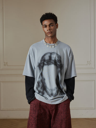 Graphic Layered Longsleeve - Men