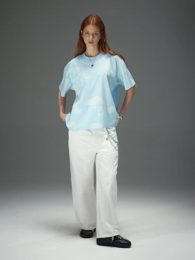 Azure Sky Reverie Boxy Tee