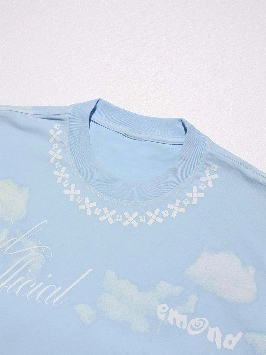 Azure Sky Reverie Boxy Tee
