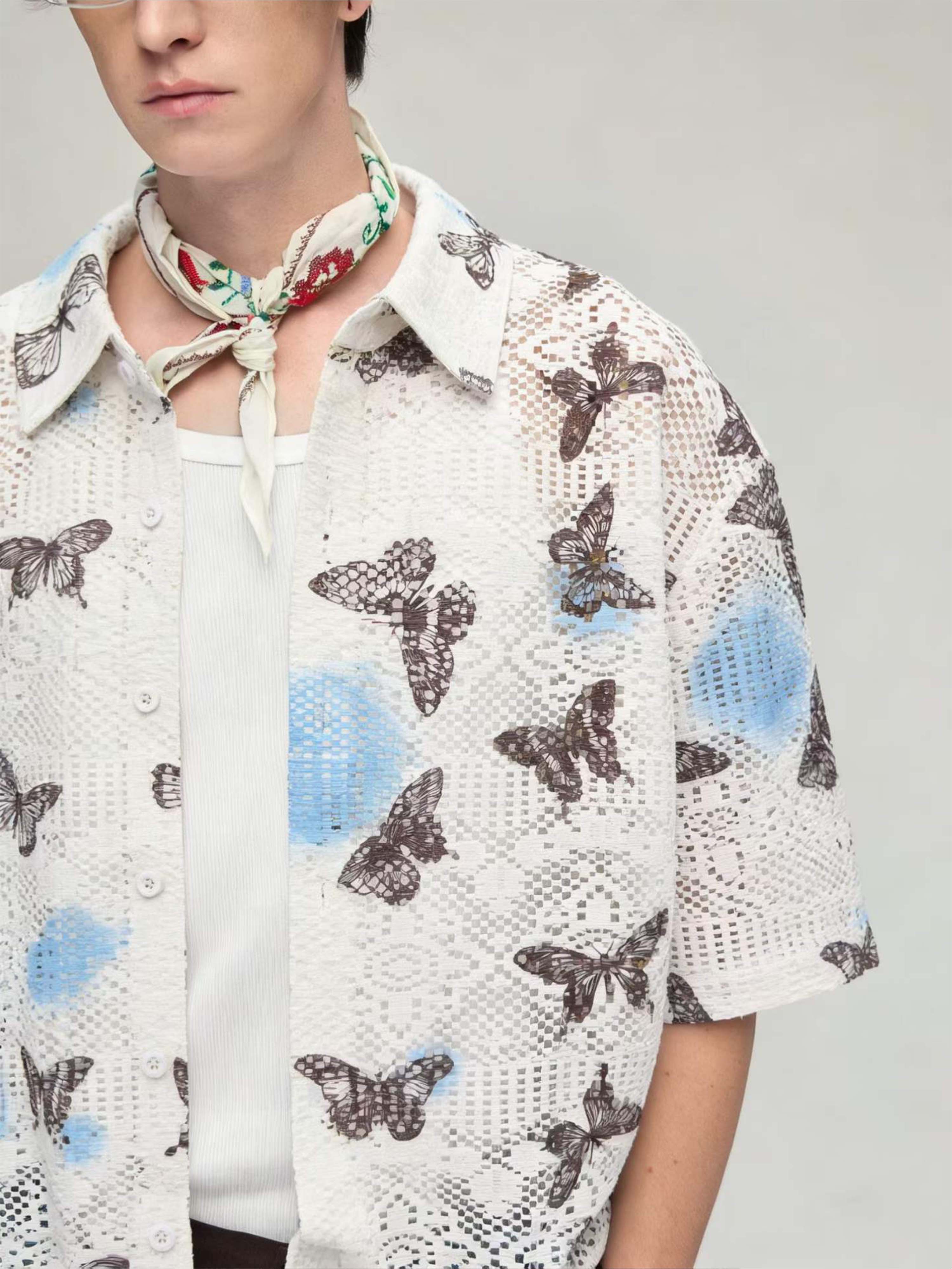 Butterfly Cutout Shirt