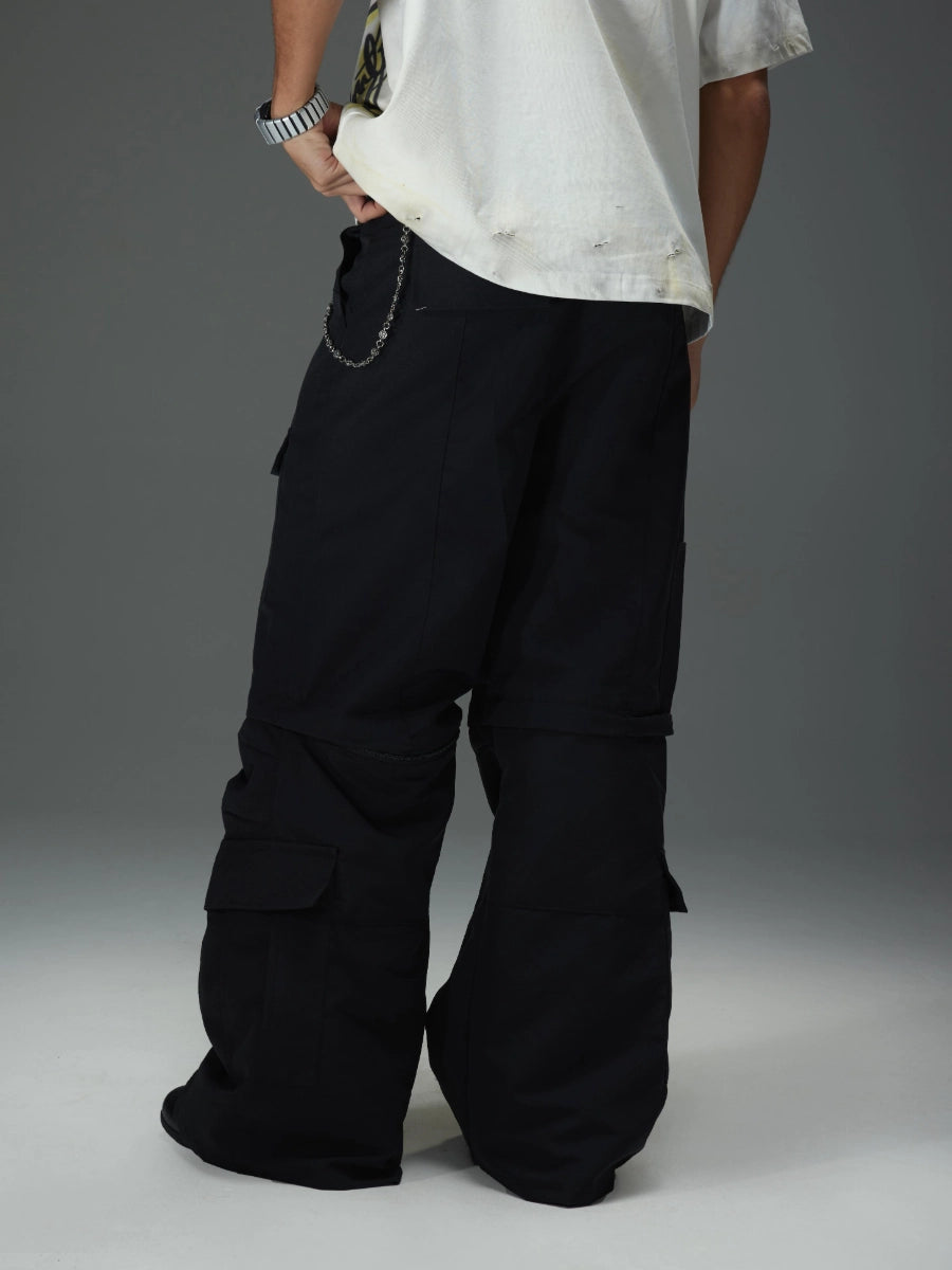 Convertible Baggy Cargo Pants