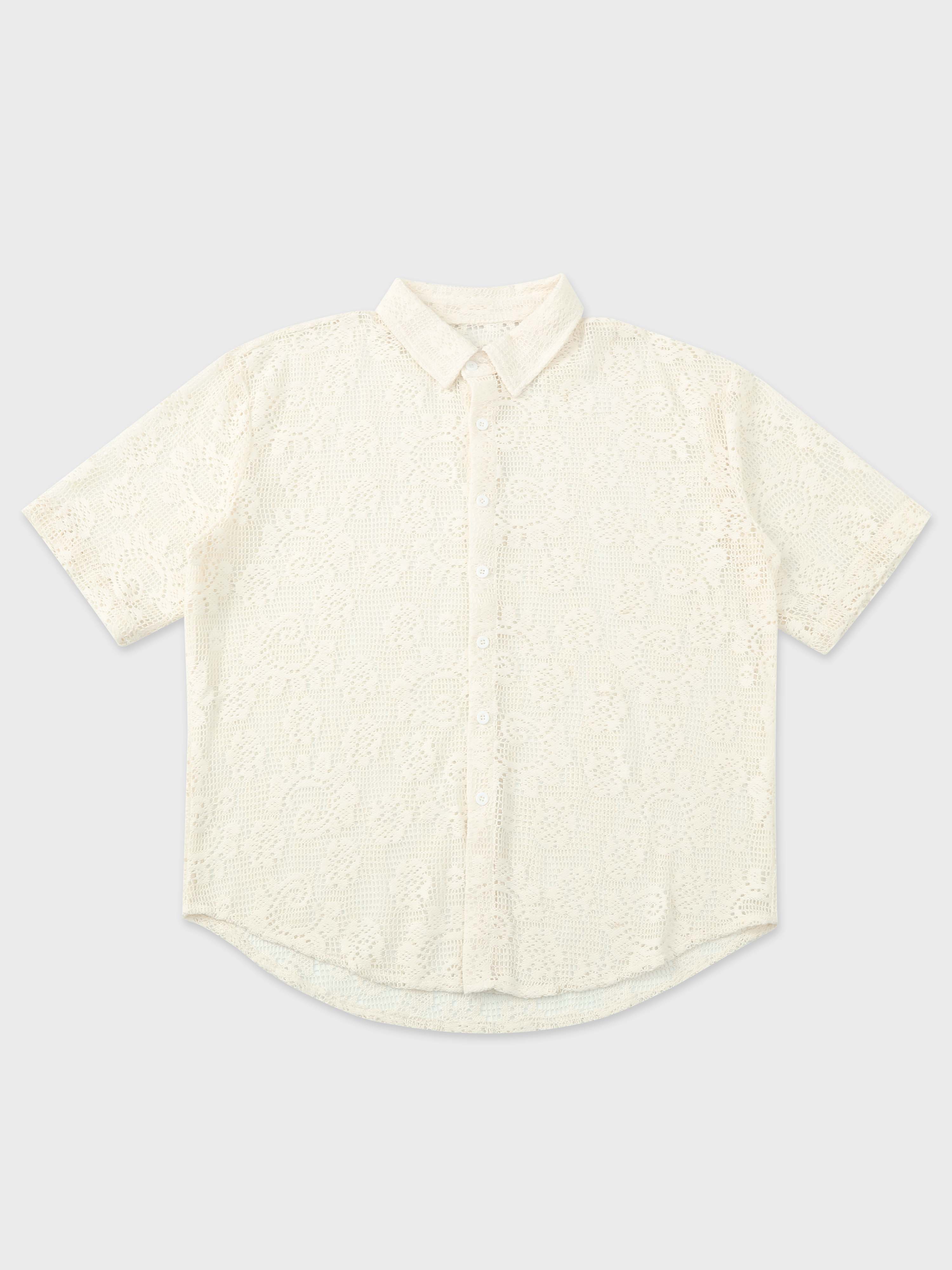 Cutout Pattern Shirt