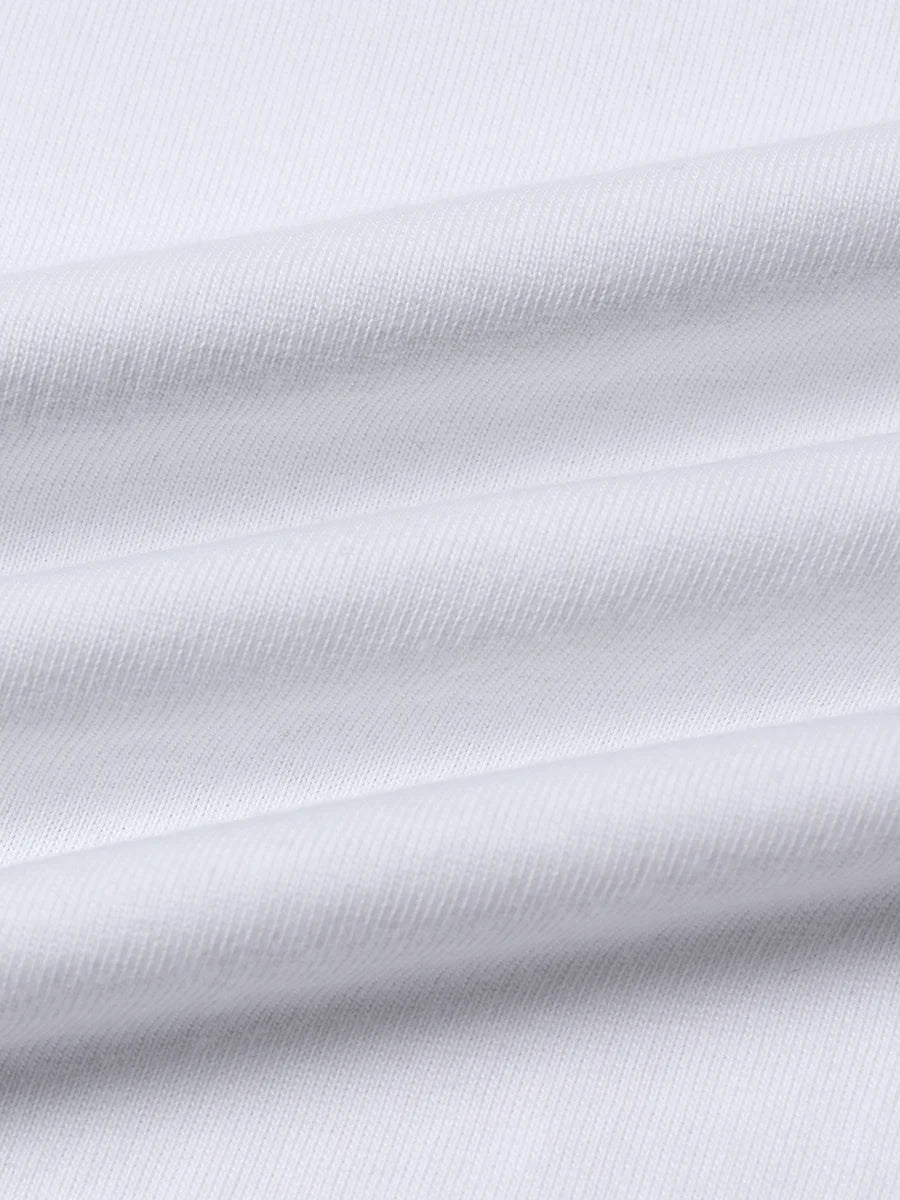 T-shirt à manches longues Doodle avec ourlet brut – Homme
