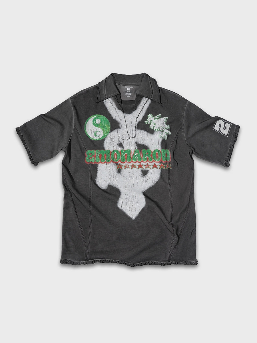 Deconstructed Yin Yang Dollar Polo Tee