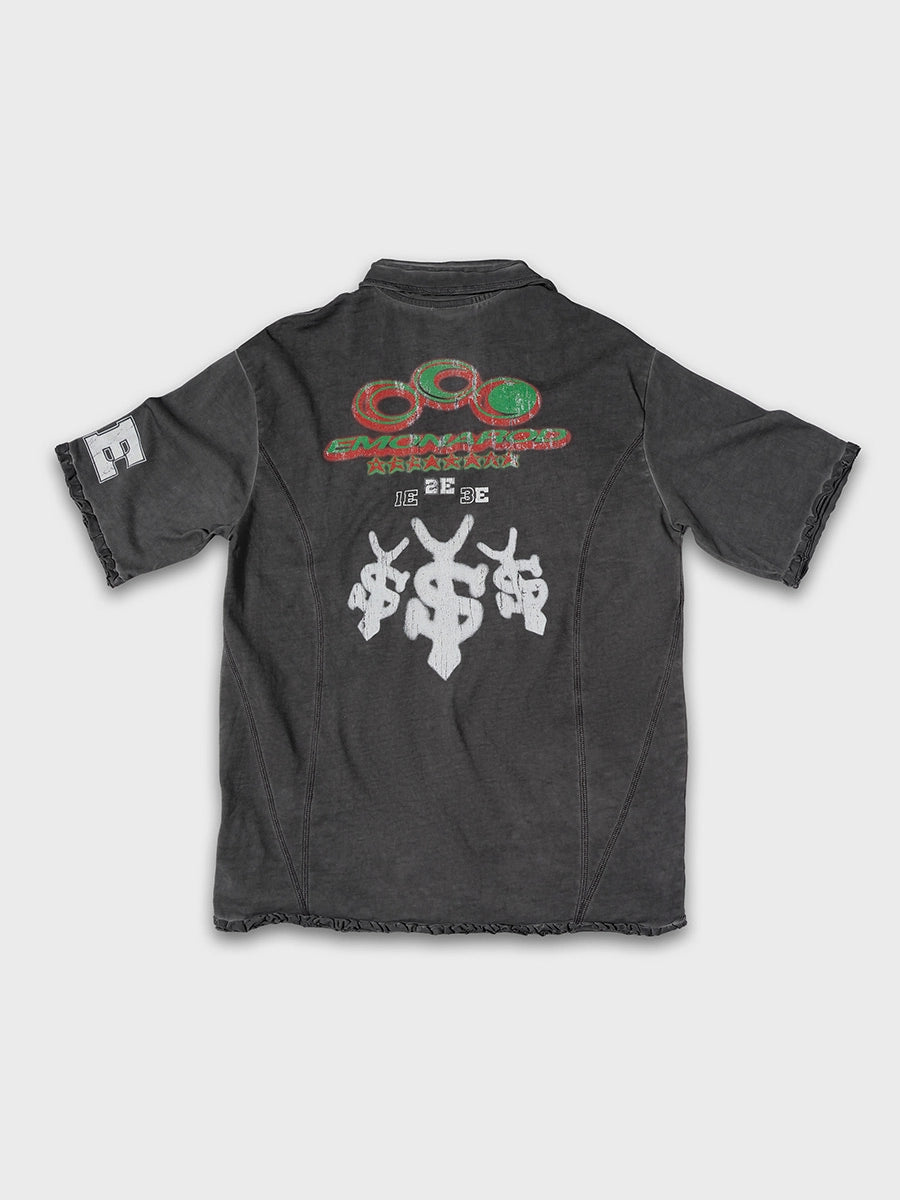 Deconstructed Yin Yang Dollar Polo Tee