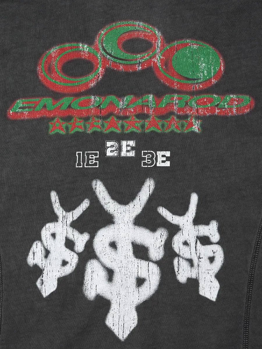 Deconstructed Yin Yang Dollar Polo Tee