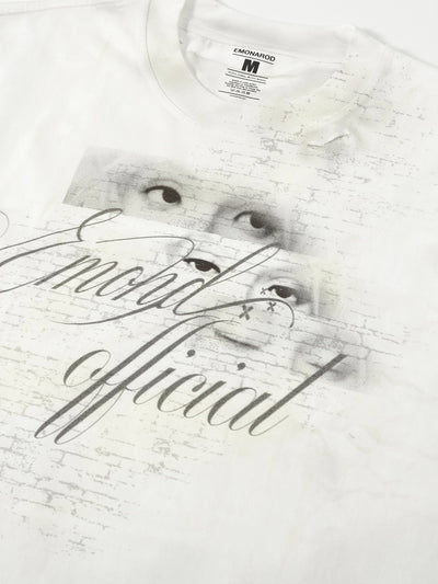 Fragmented Gaze Distressed Tee