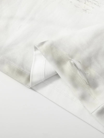 Fragmented Gaze Distressed Tee