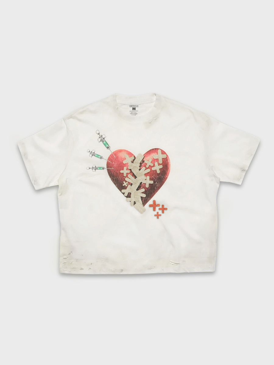 Healing Broken Heart Distressed Tee