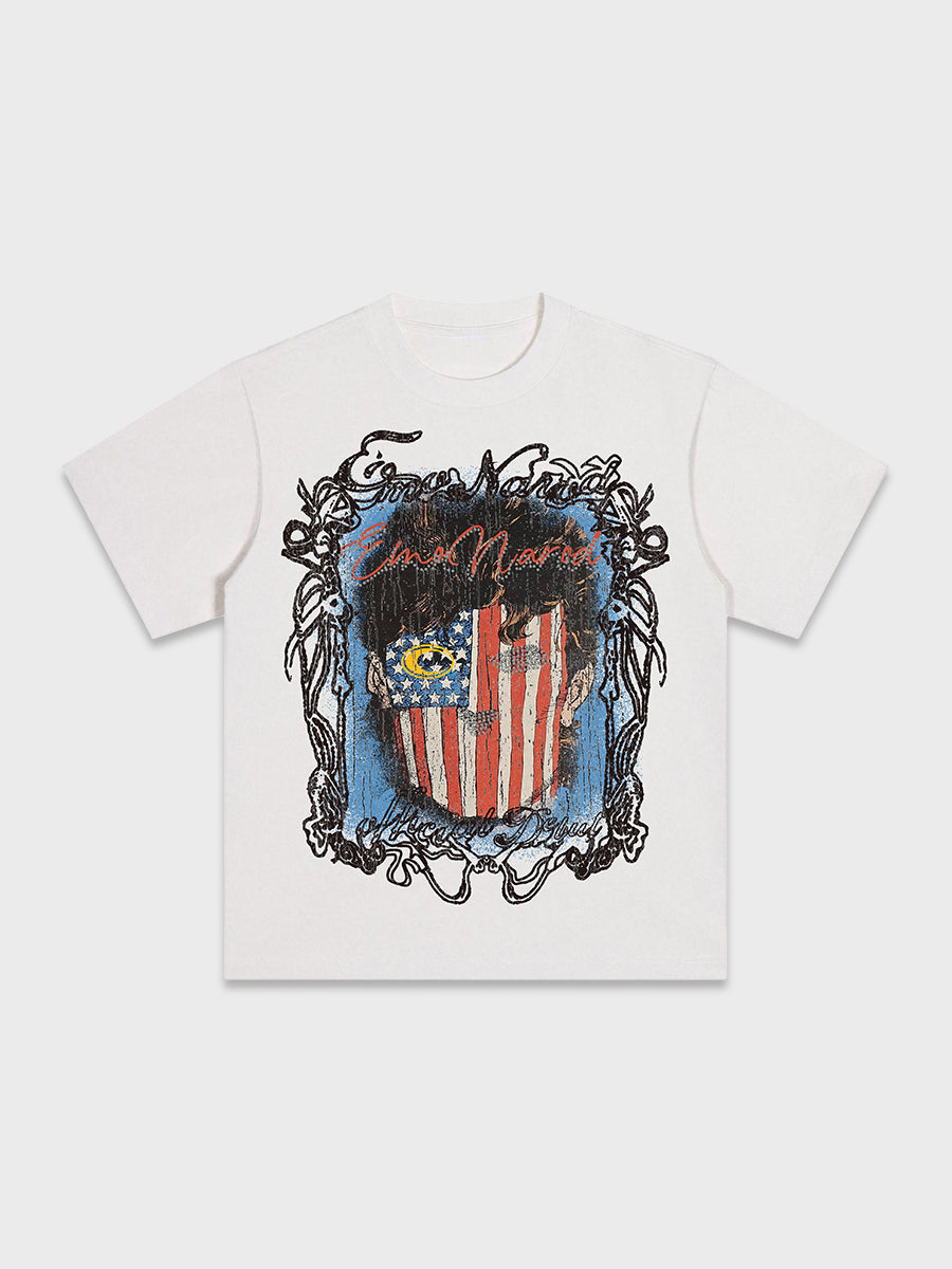 Flag Portrait Graphic Tee