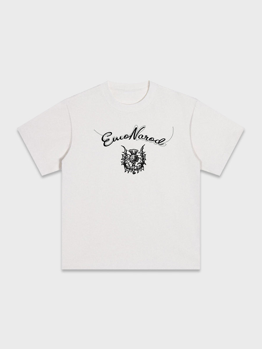 Baroque Vine Script Tee