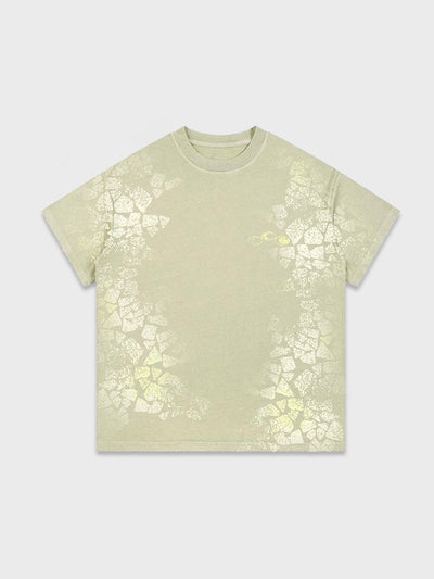 Gradient Crack Print Tee