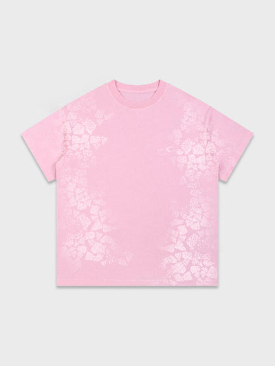 Gradient Crack Print Tee