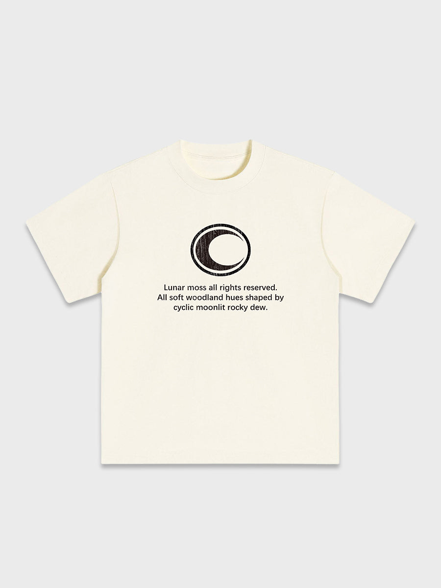 Lunar Moss Wood Grain Tee