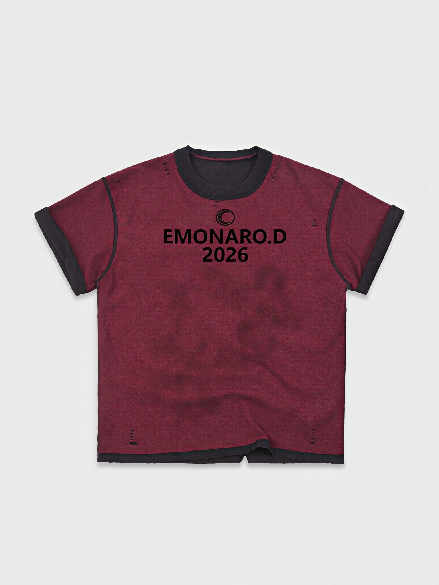 Reversed Trim Distressed Tee
