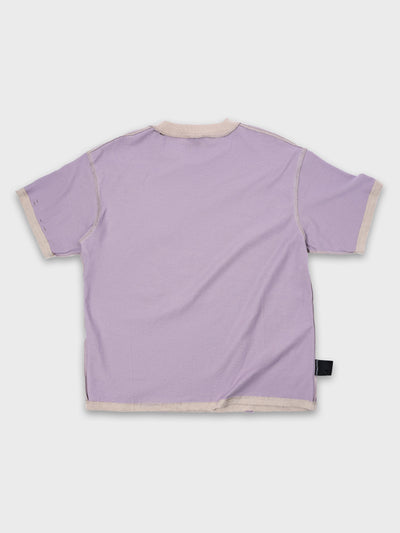 Reversed Trim Distressed Tee