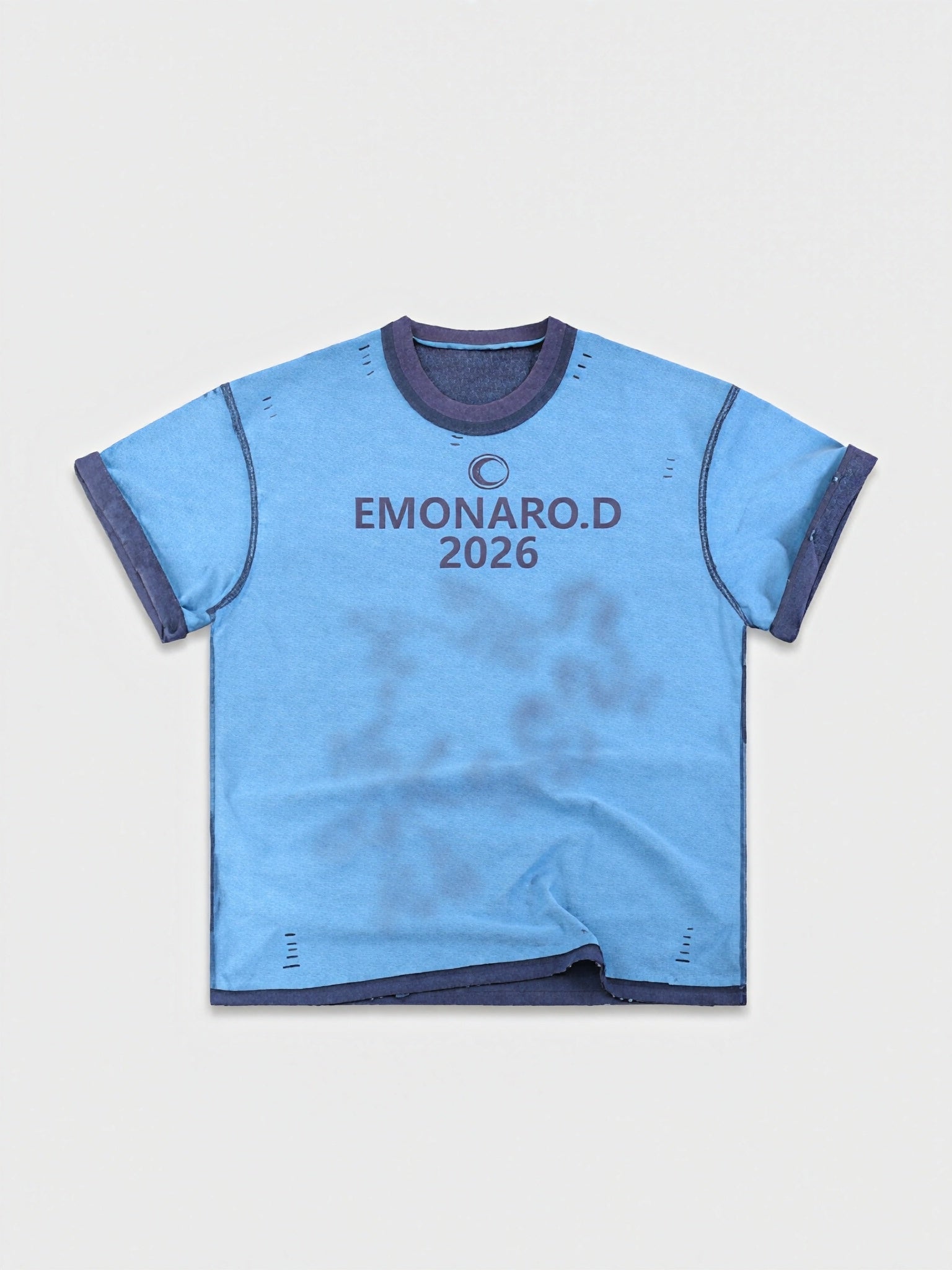 Reversed Trim Distressed Tee