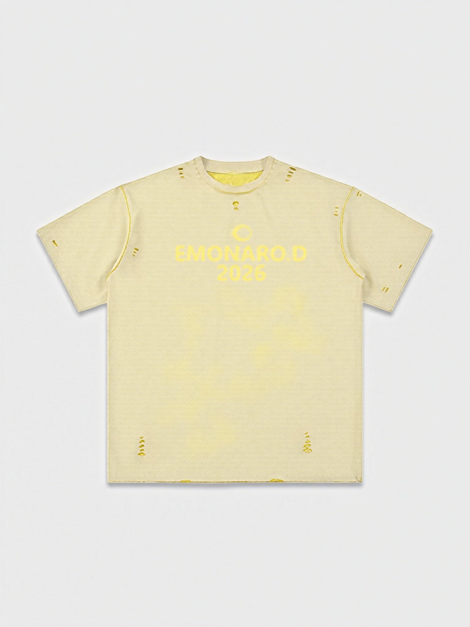Reversed Trim Distressed Tee