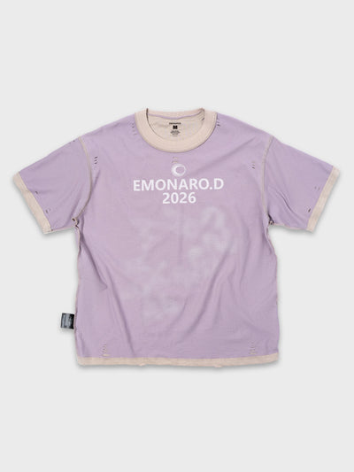 Reversed Trim Distressed Tee