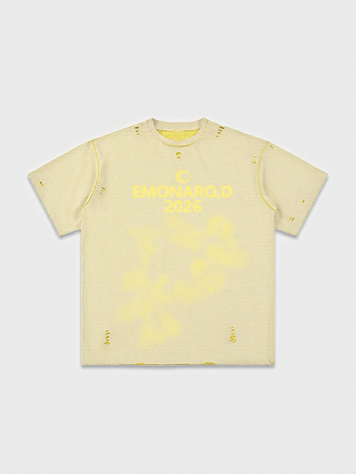 Reversed Trim Distressed Tee