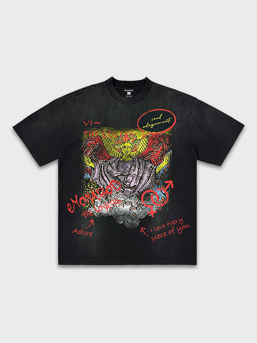 The Lovers Soul Alignment Vintage Tee