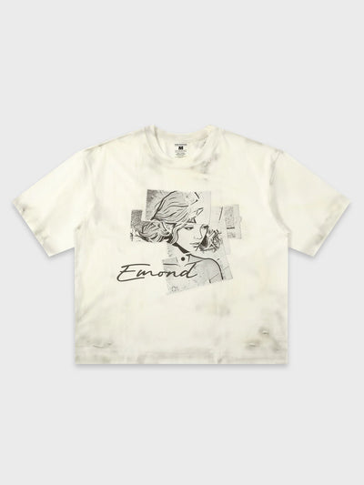 Fragmented Portrait Collage Tee