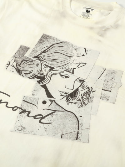 Fragmented Portrait Collage Tee
