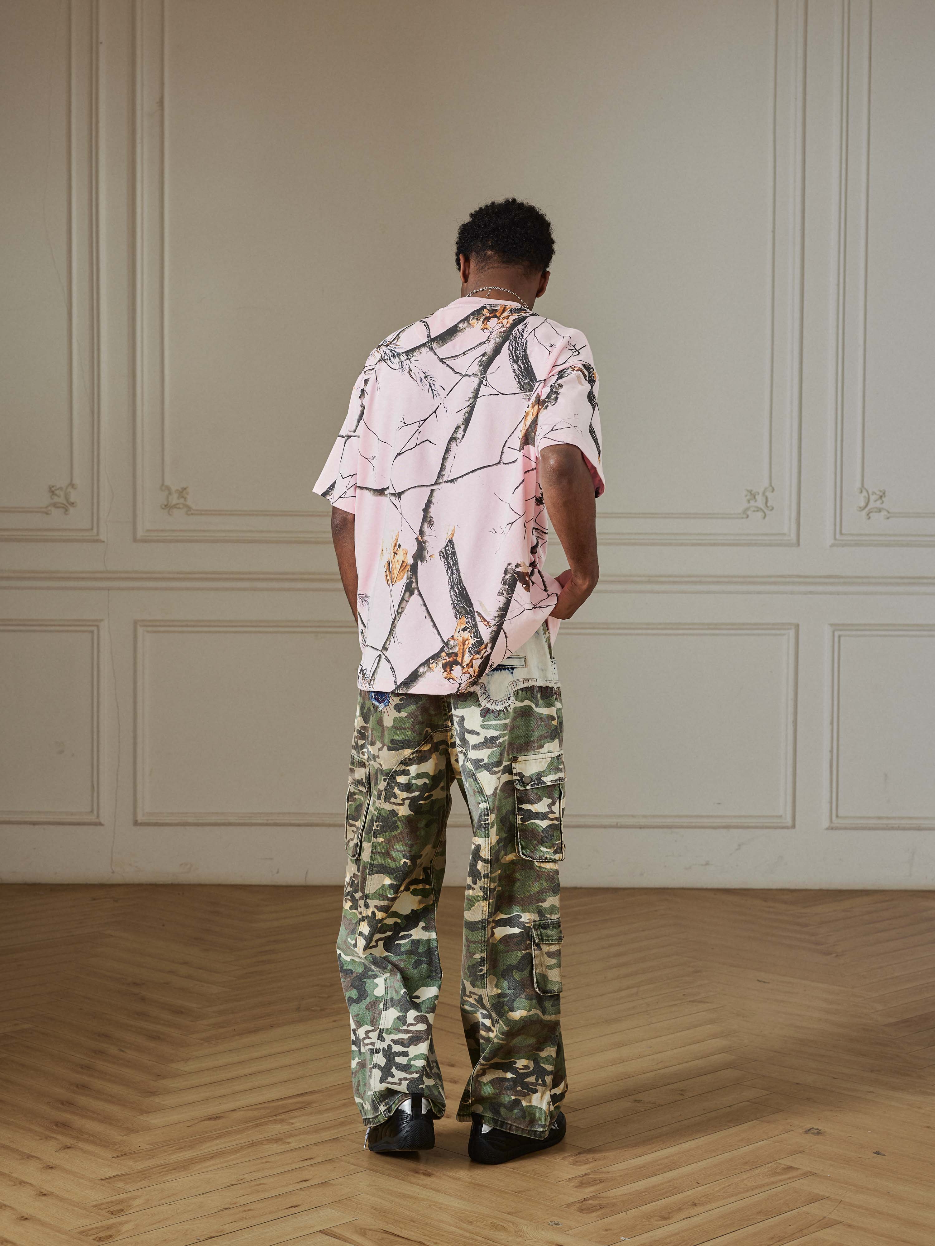 Branch Print Boxy Tee