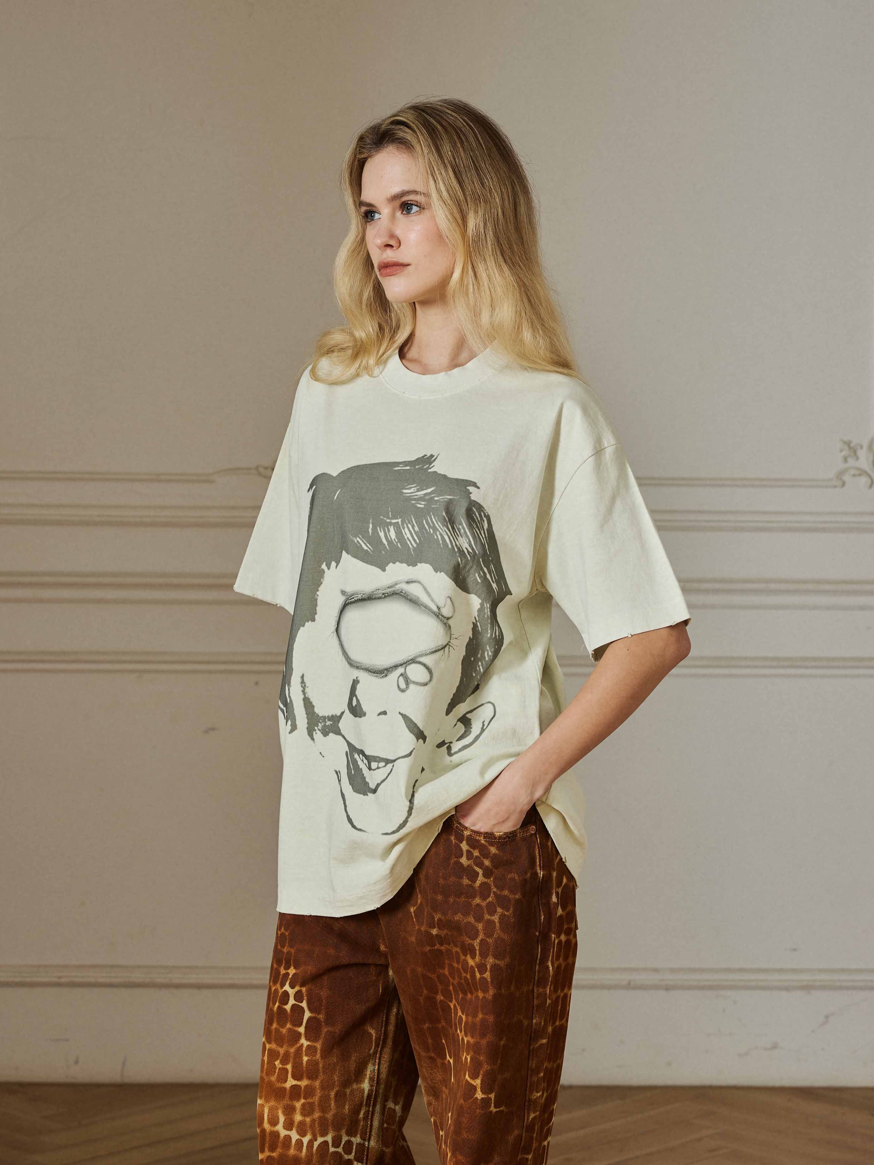 Cyclops Graphic Oversized Tee - Women