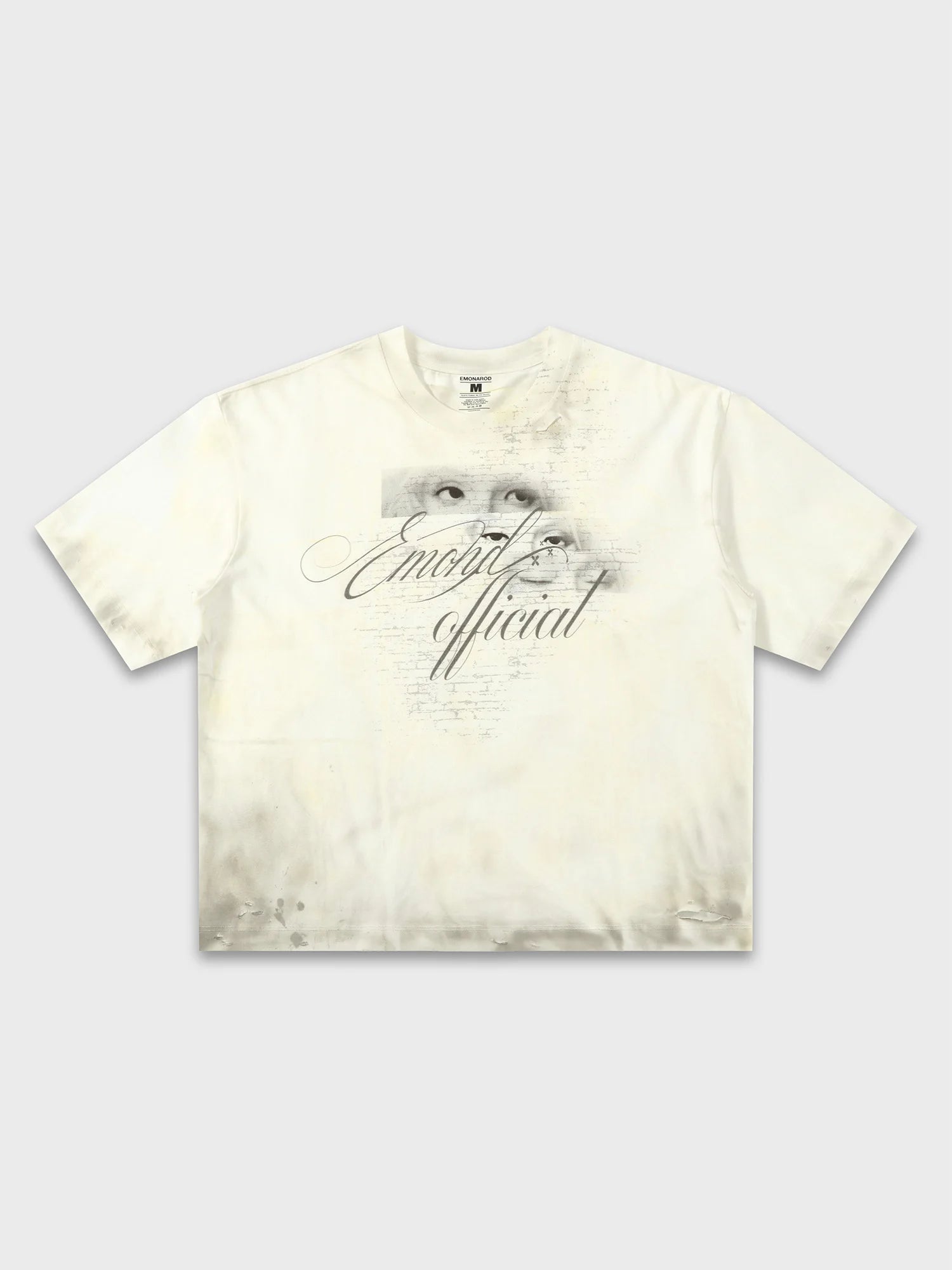 Fragmented Gaze Distressed Tee
