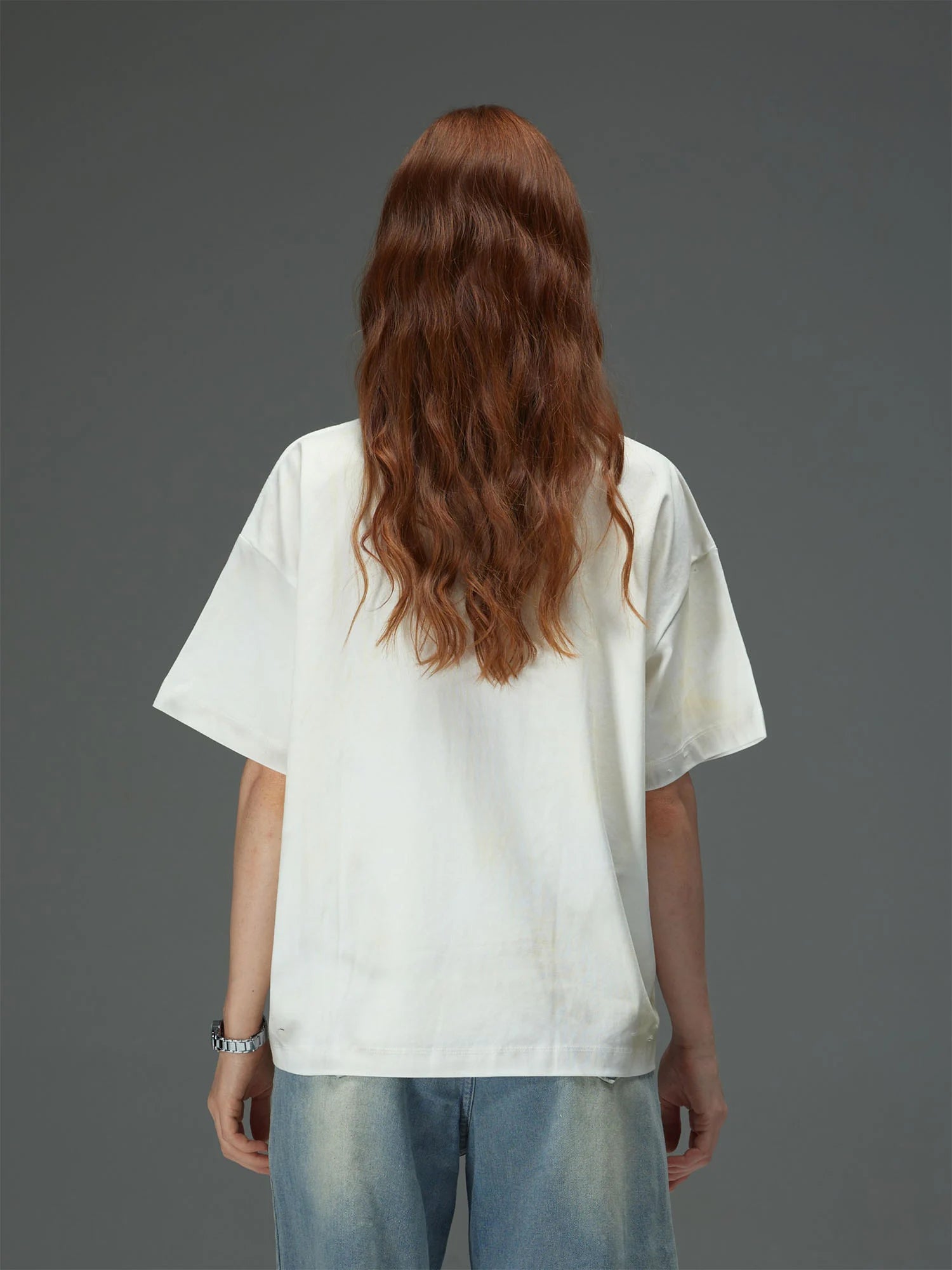 Fragmented Gaze Distressed Tee