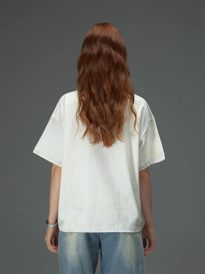 Fragmented Gaze Distressed Tee