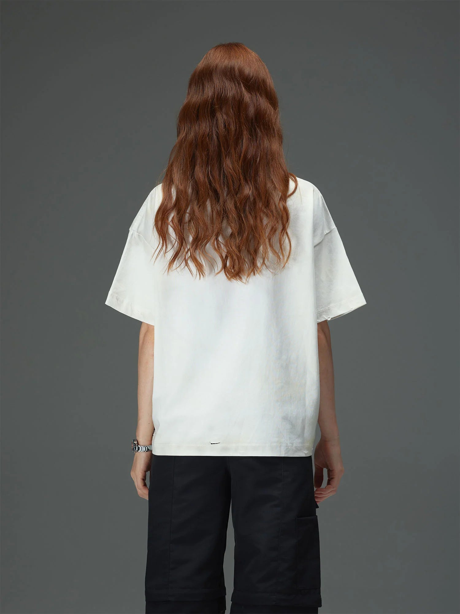 Abstract Graffiti Script Portrait Tee