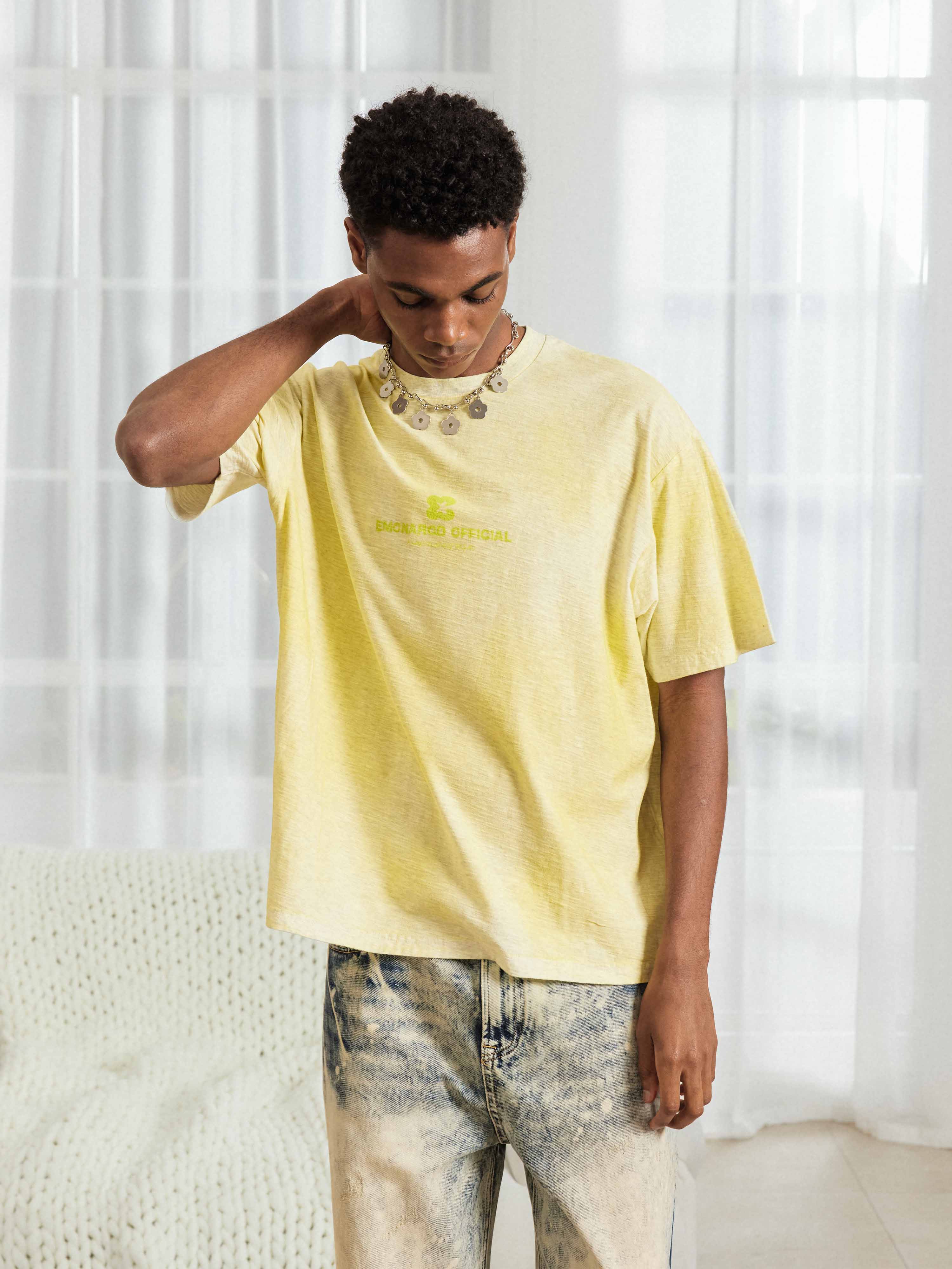 Gradient Washed Tee - Men
