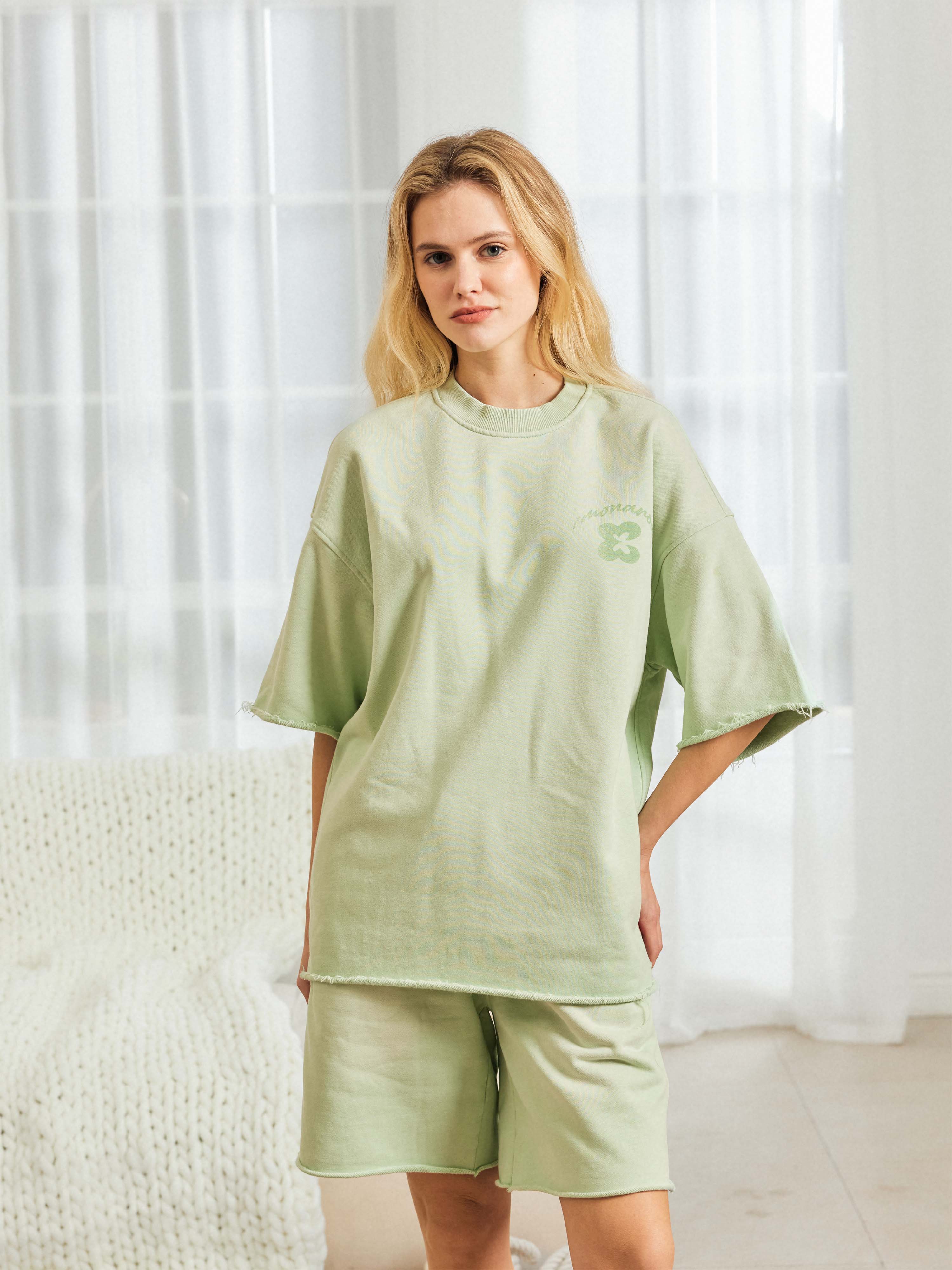 Boxy Cozy Loungewear Tee - Women