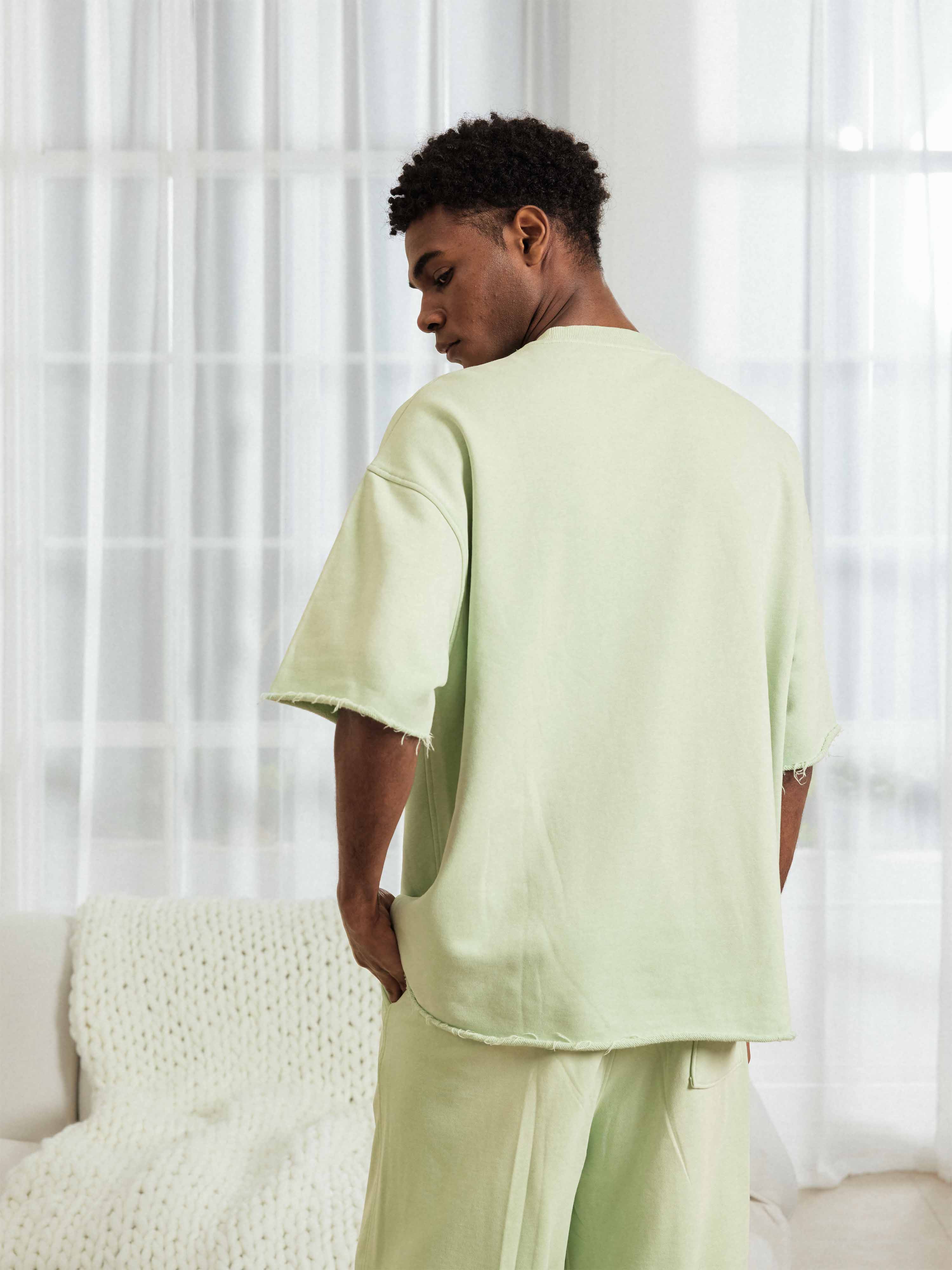 Boxy Cozy Loungewear Tee - Men