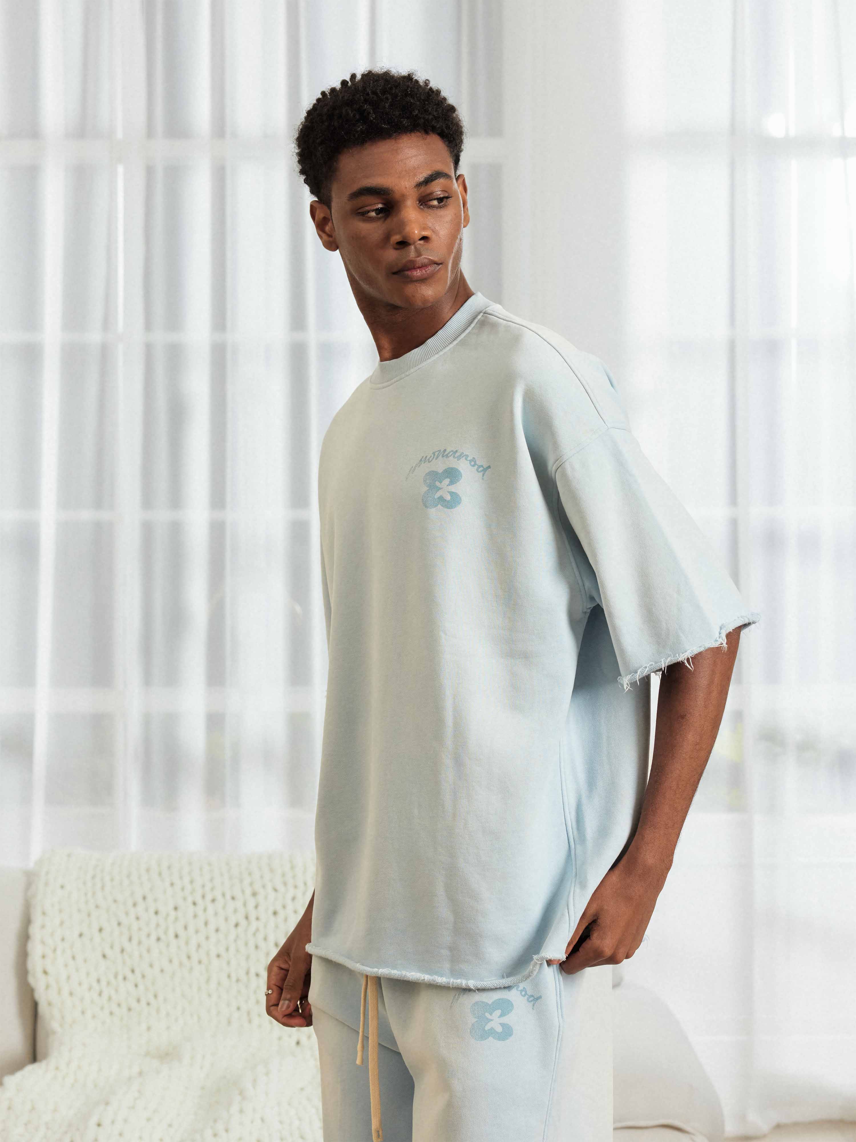 Boxy Cozy Loungewear Tee - Men