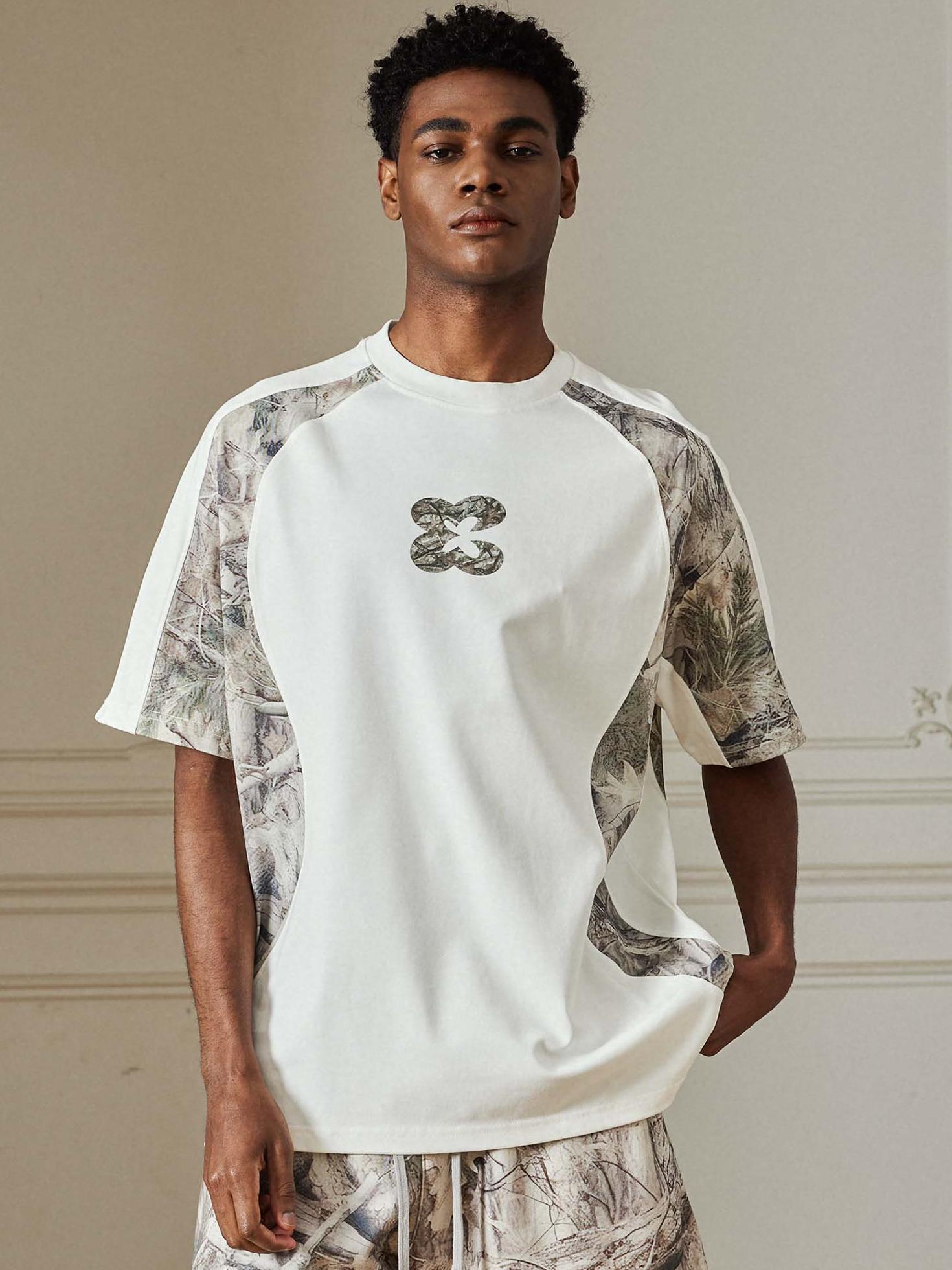 Real Tree Camo Panelled Tee