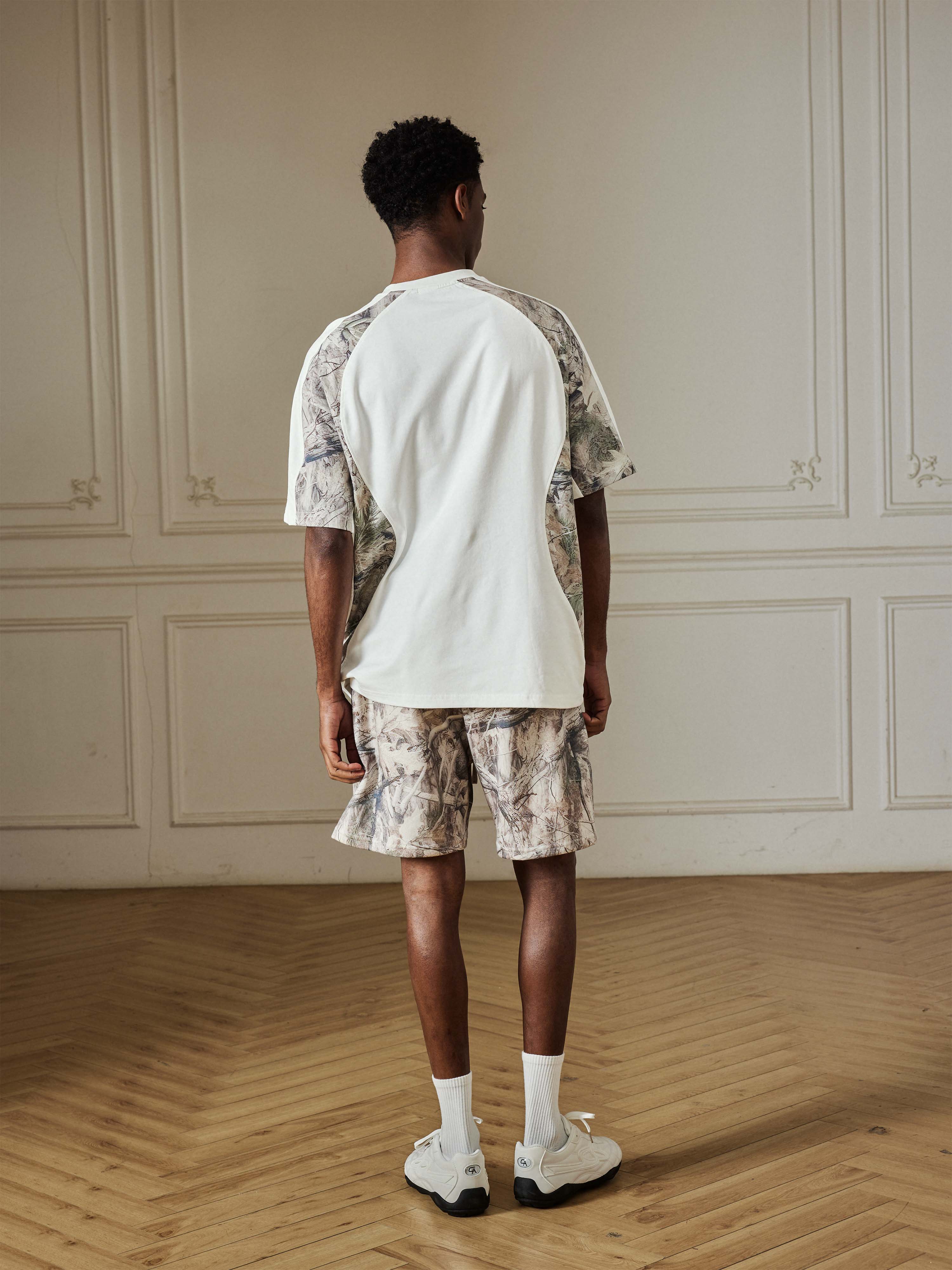 Real Tree Camo Panelled Tee