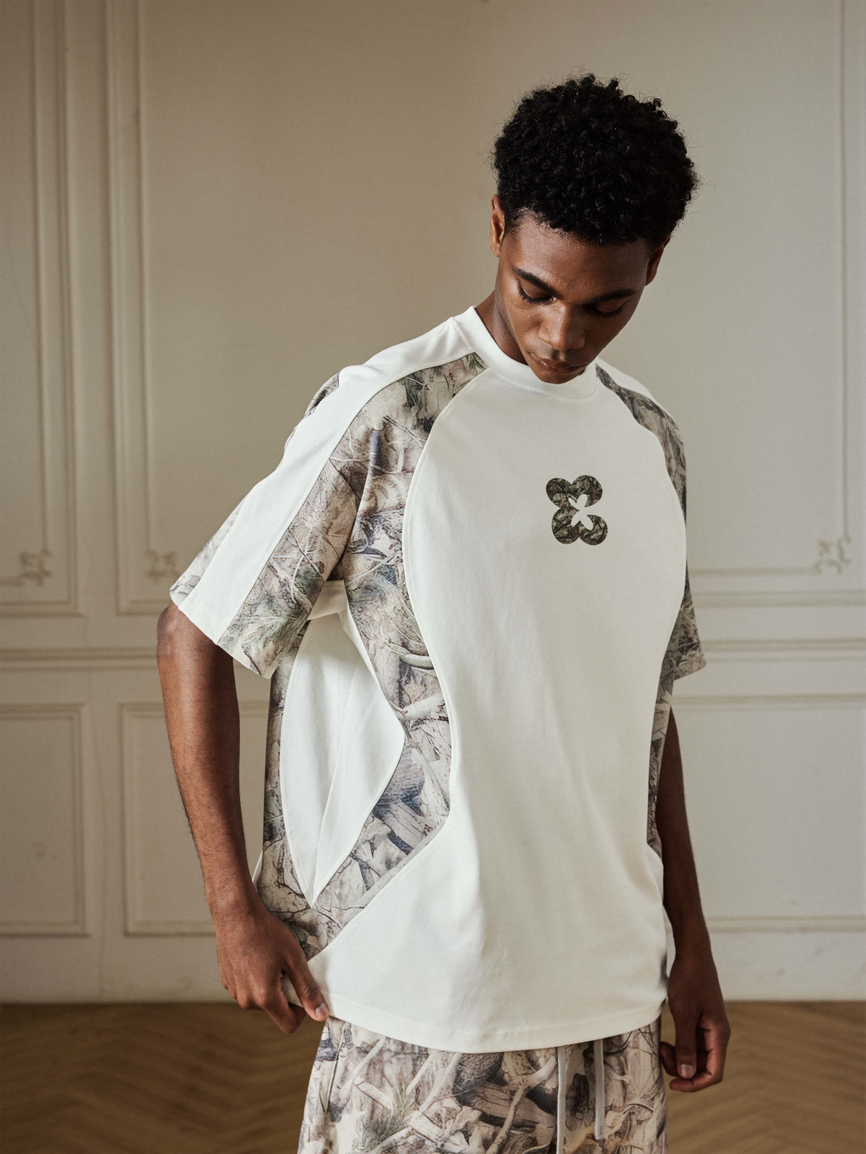 Real Tree Camo Panelled Tee