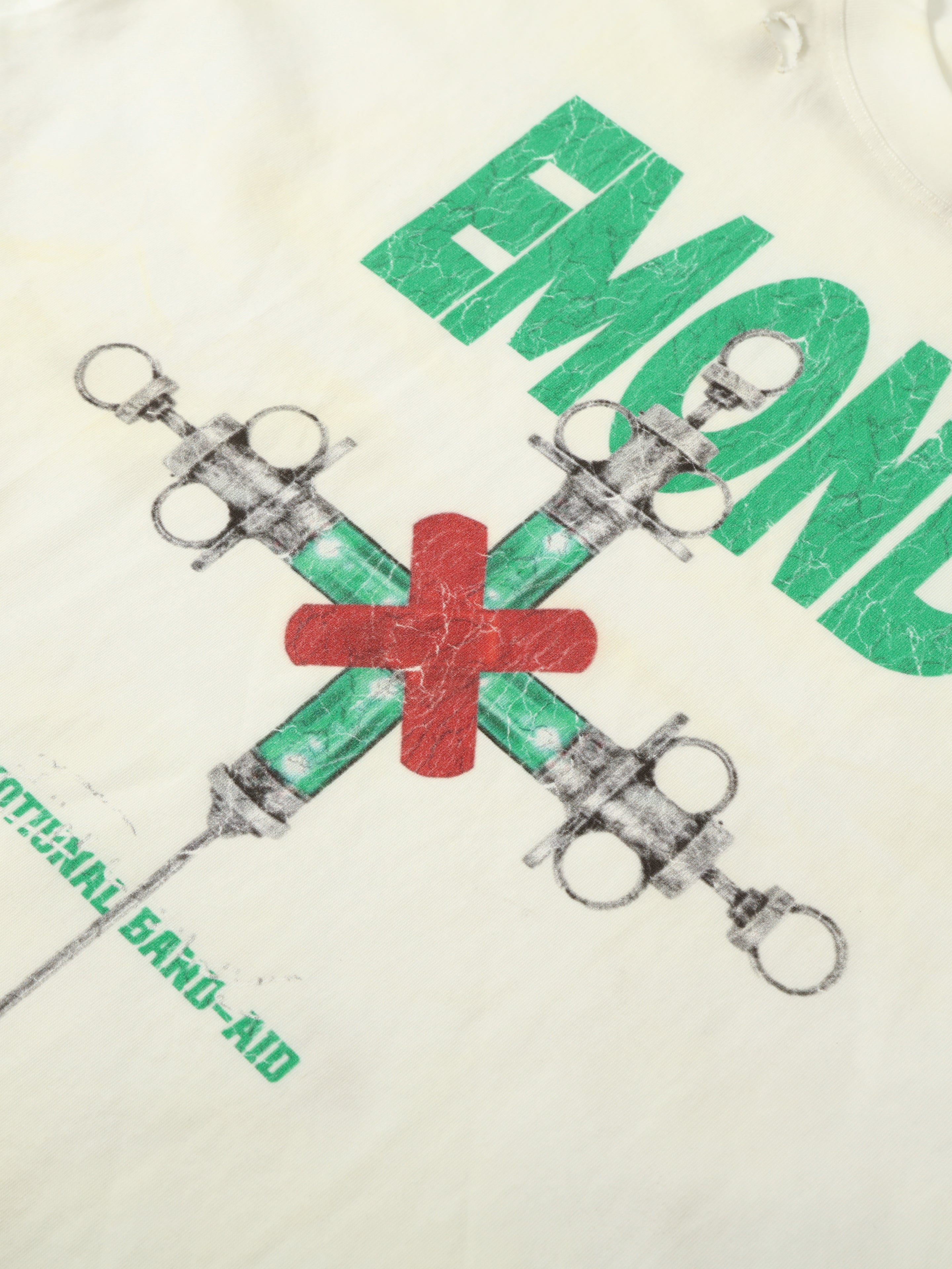Syringe Cross Distressed Tee