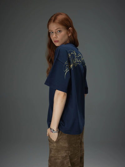 Ornamental Script Back Graphic Tee