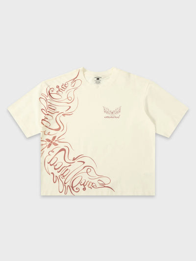 Linear Graphic Crop Tee