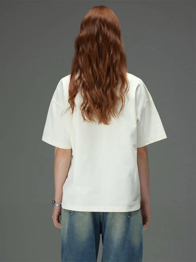 Linear Graphic Crop Tee