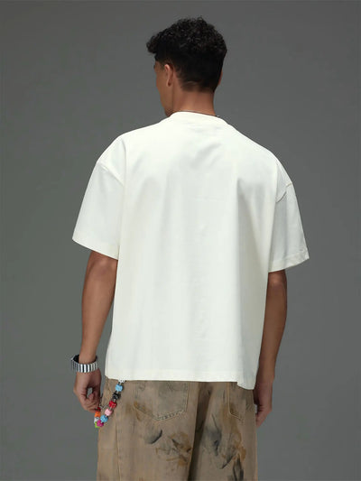 Linear Graphic Crop Tee