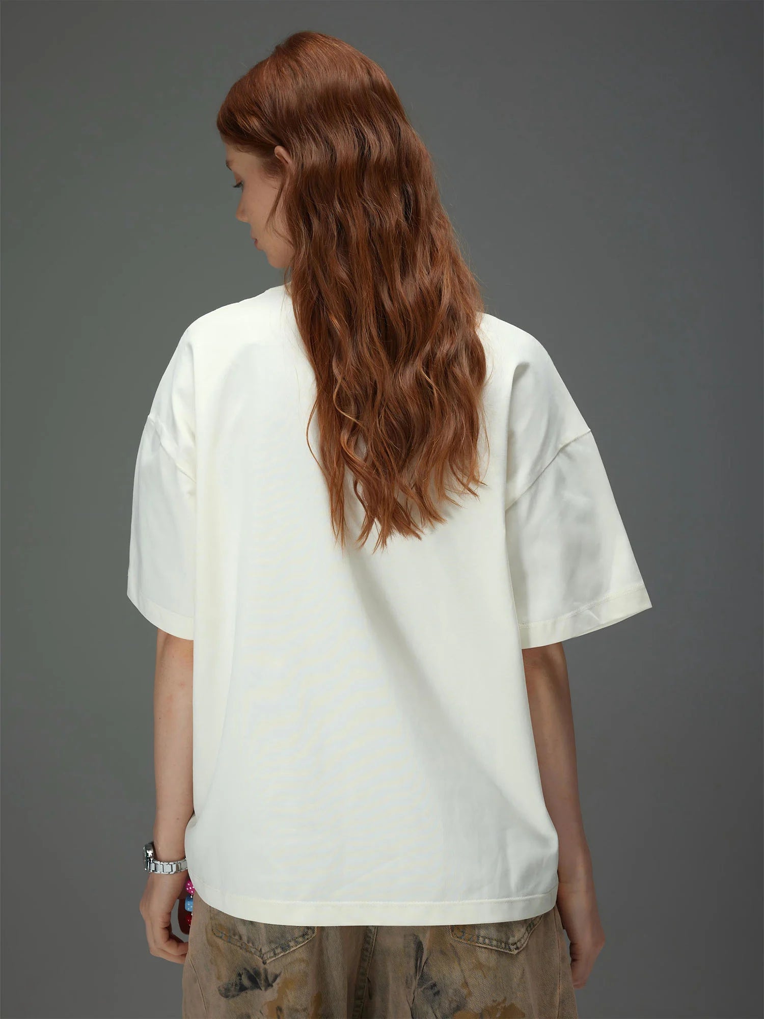 Spray Script Boxy Tee